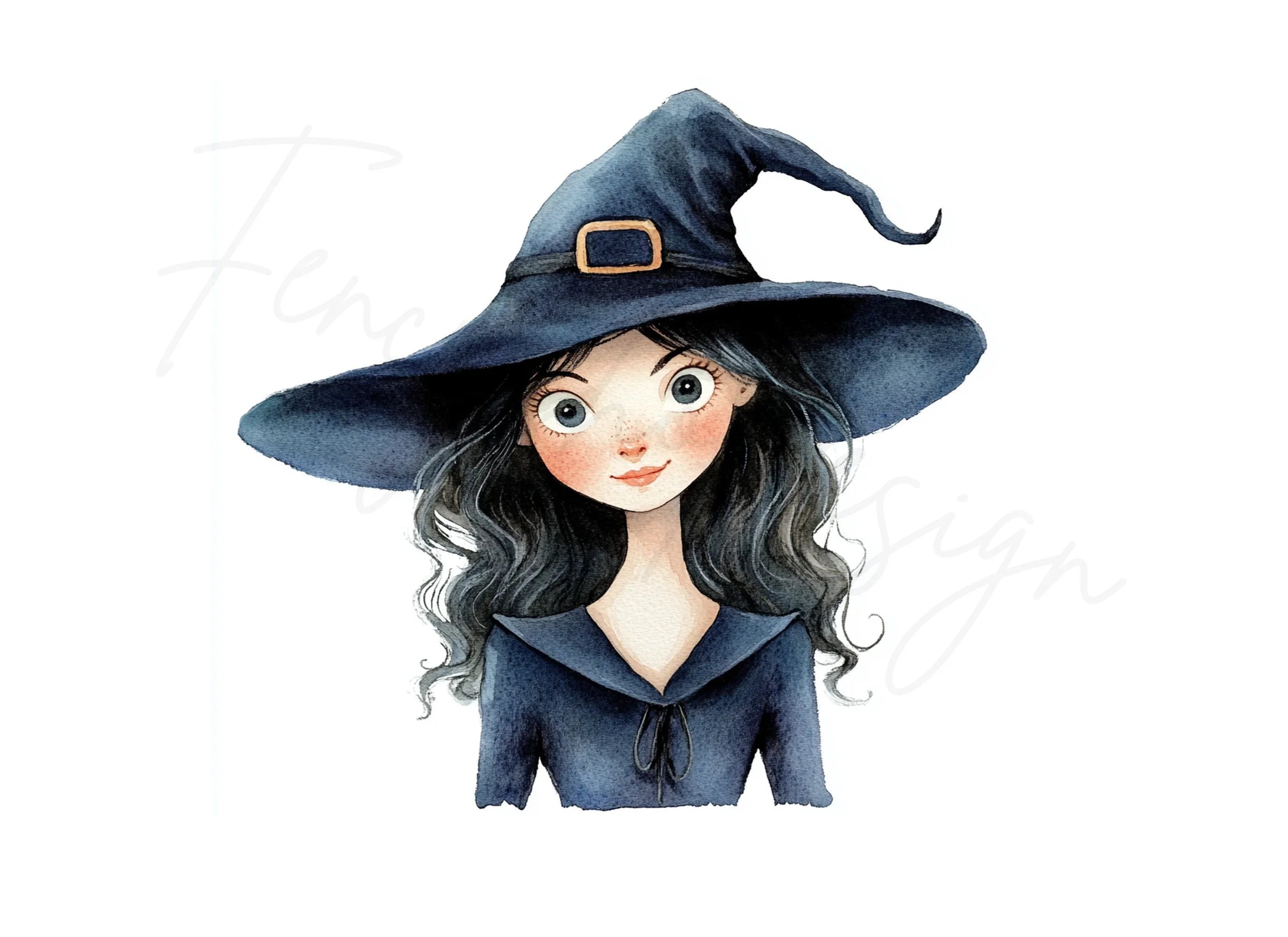 Cute Witch Clipart Bundle