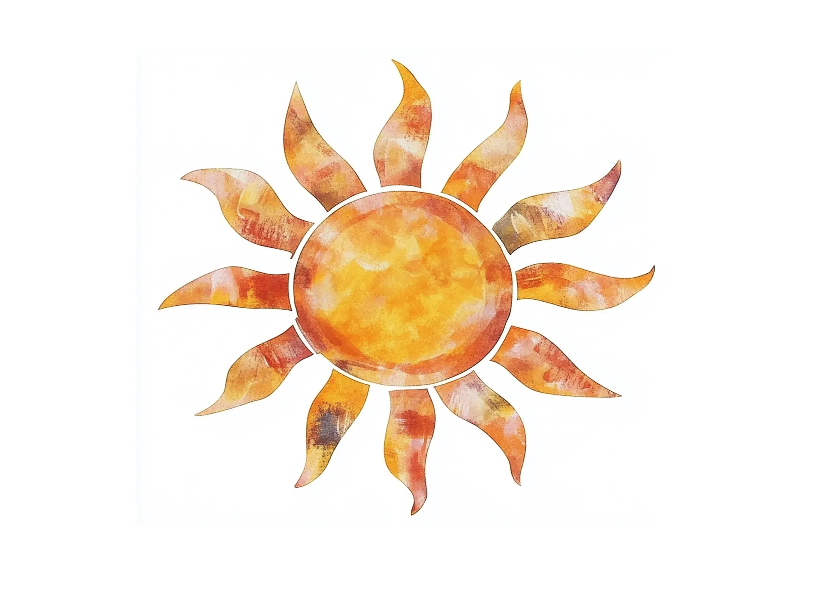Abstract Sunburst Clipart Bundle