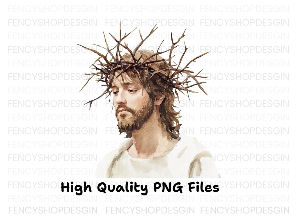 Jesus Christ Crown of Thorns Clipart Bundle
