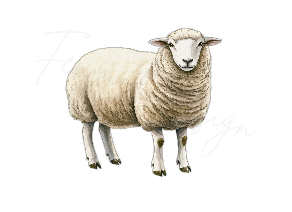 Cute Sheep Clipart Bundle