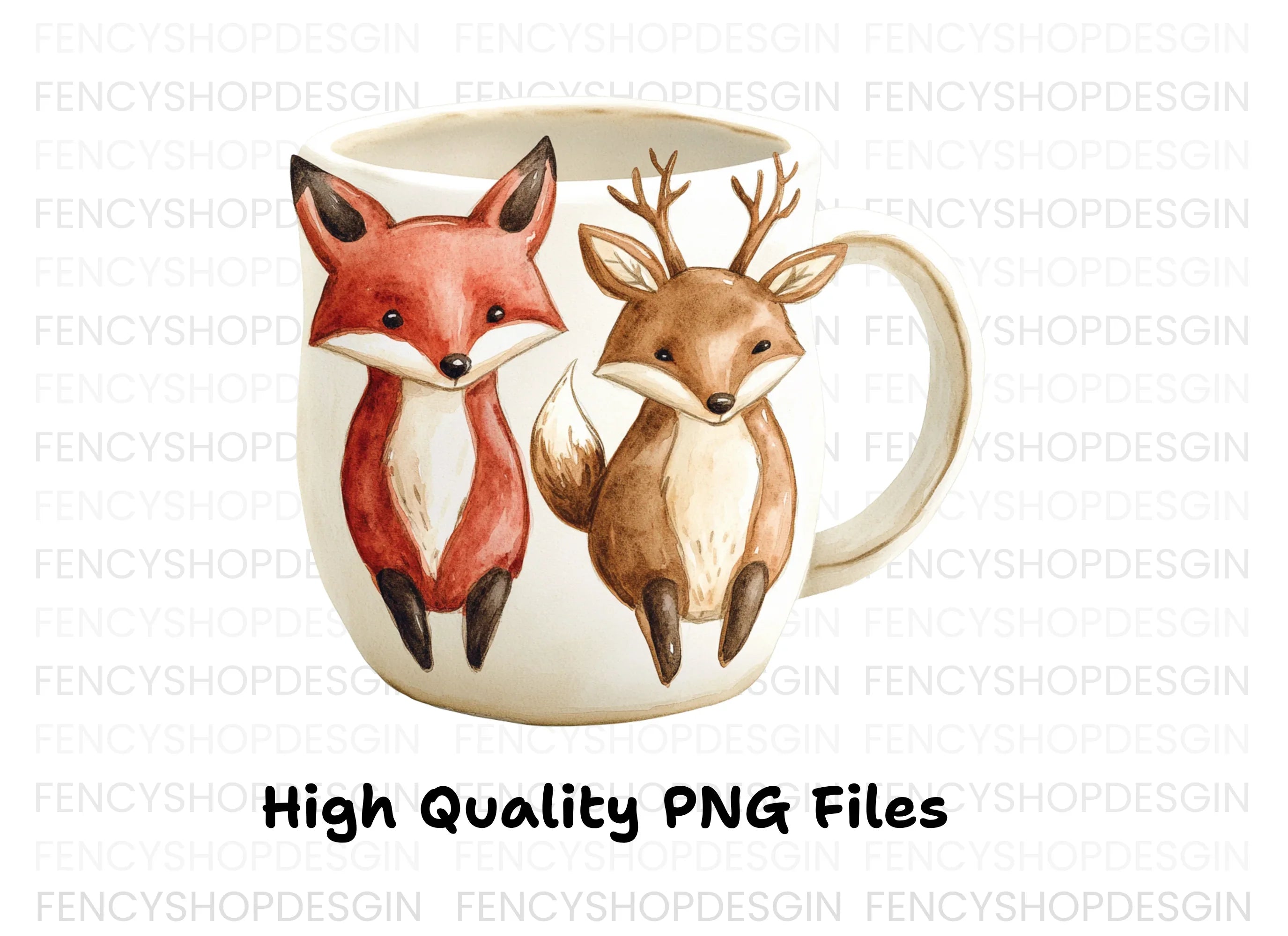 Cute Woodland Animals Clipart Bundle