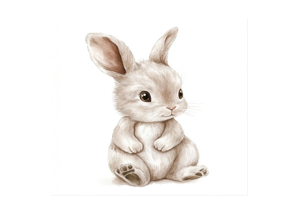 Cute Baby Bunny Clipart Bundle