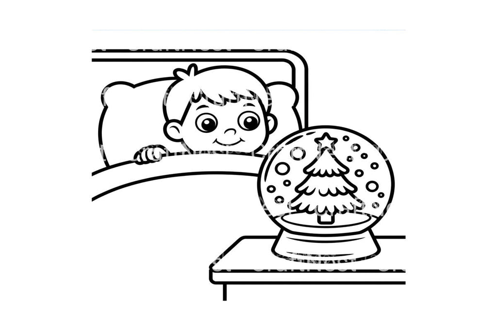 Christmas Snow Globe Fun Coloring Books