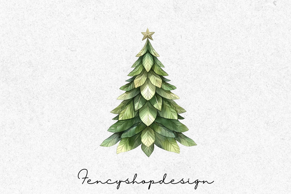 Christmas Tree Clipart Bundle