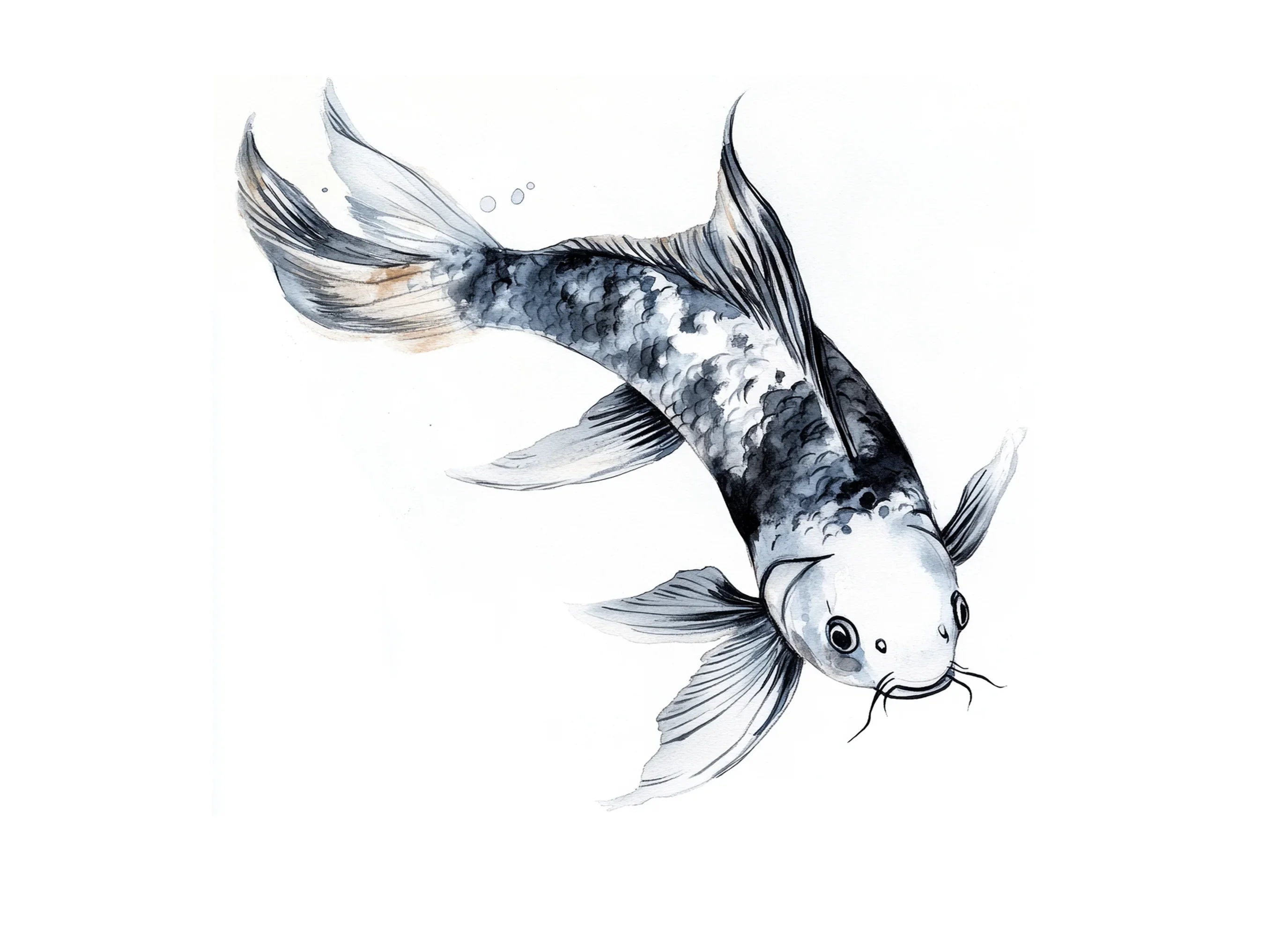 Elegant Koi Fish Clipart Bundle