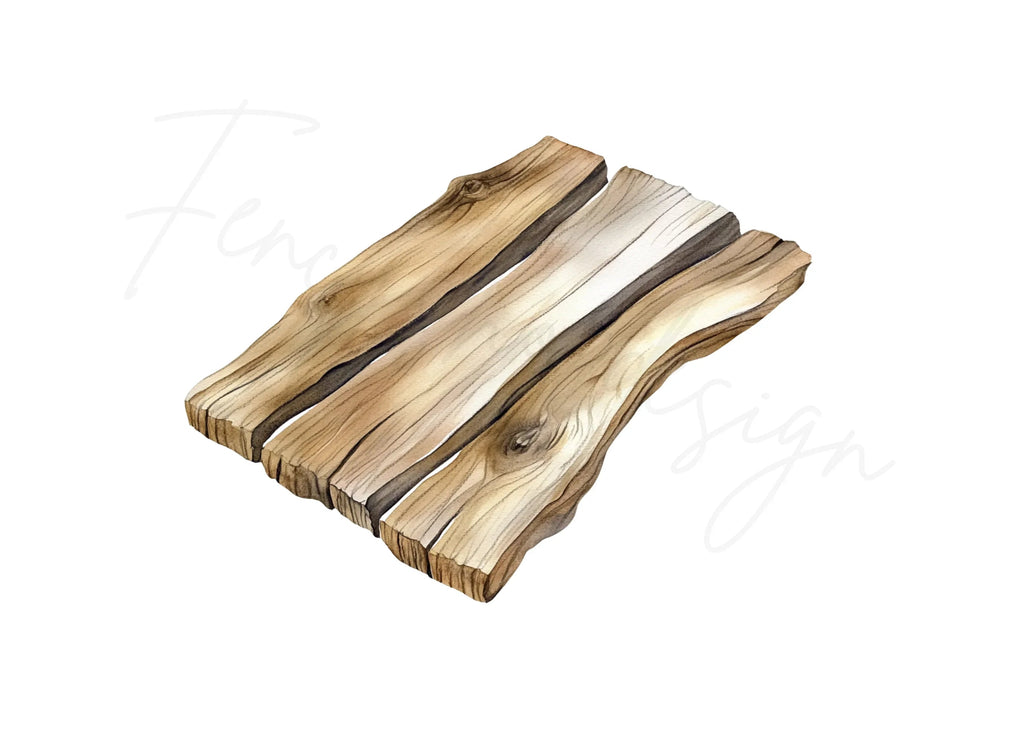 Weathered Wooden Boards Clipart Bundle
