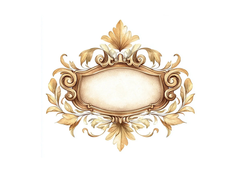 Elegant Vintage Frames Clipart Bundle