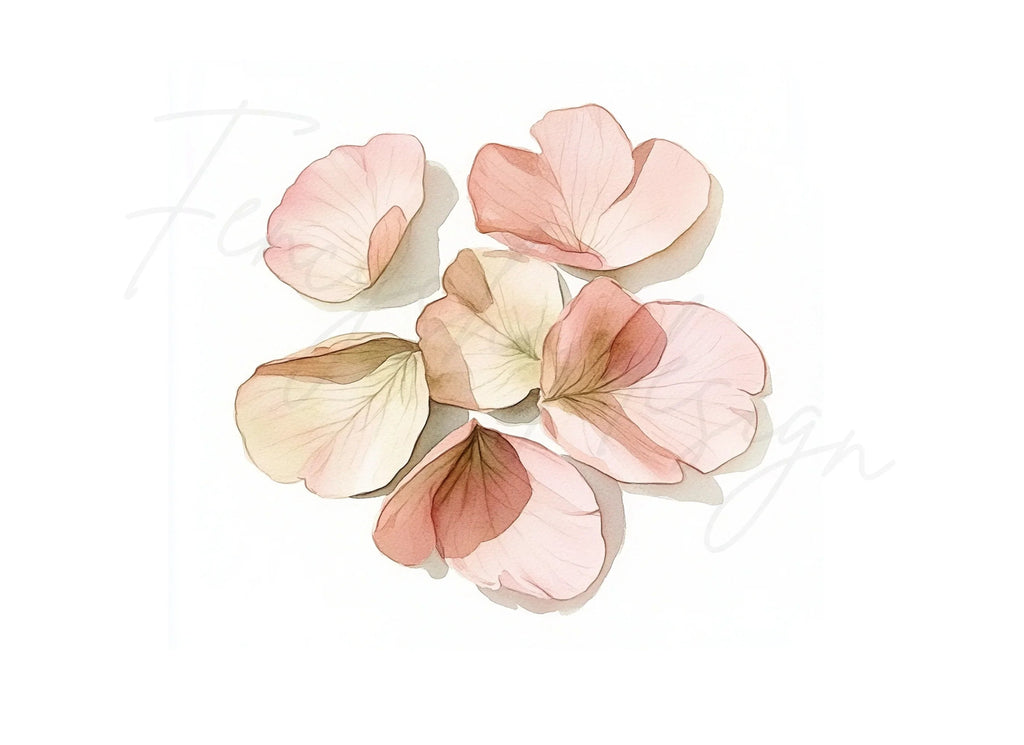Pink Floral Clipart Bundle
