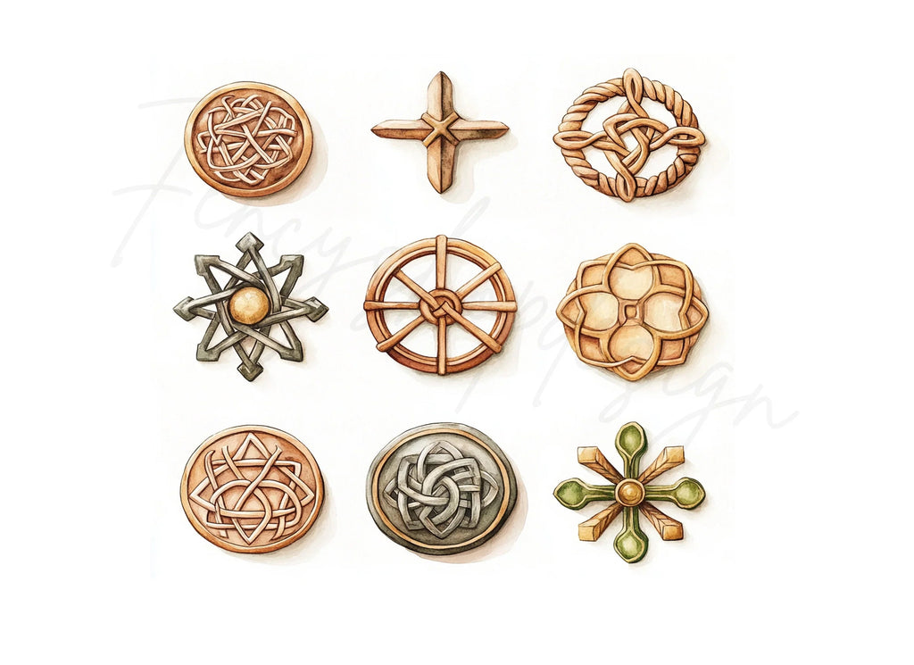 Celtic Knots and Symbols Clipart Bundle