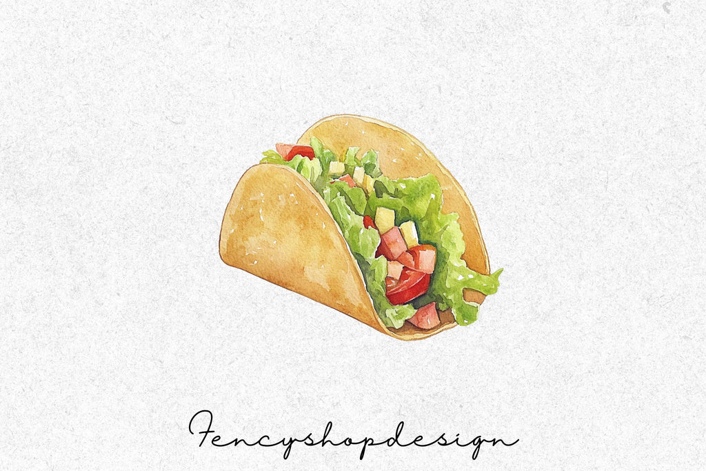 Mexican Taco Fiesta Clipart Bundle