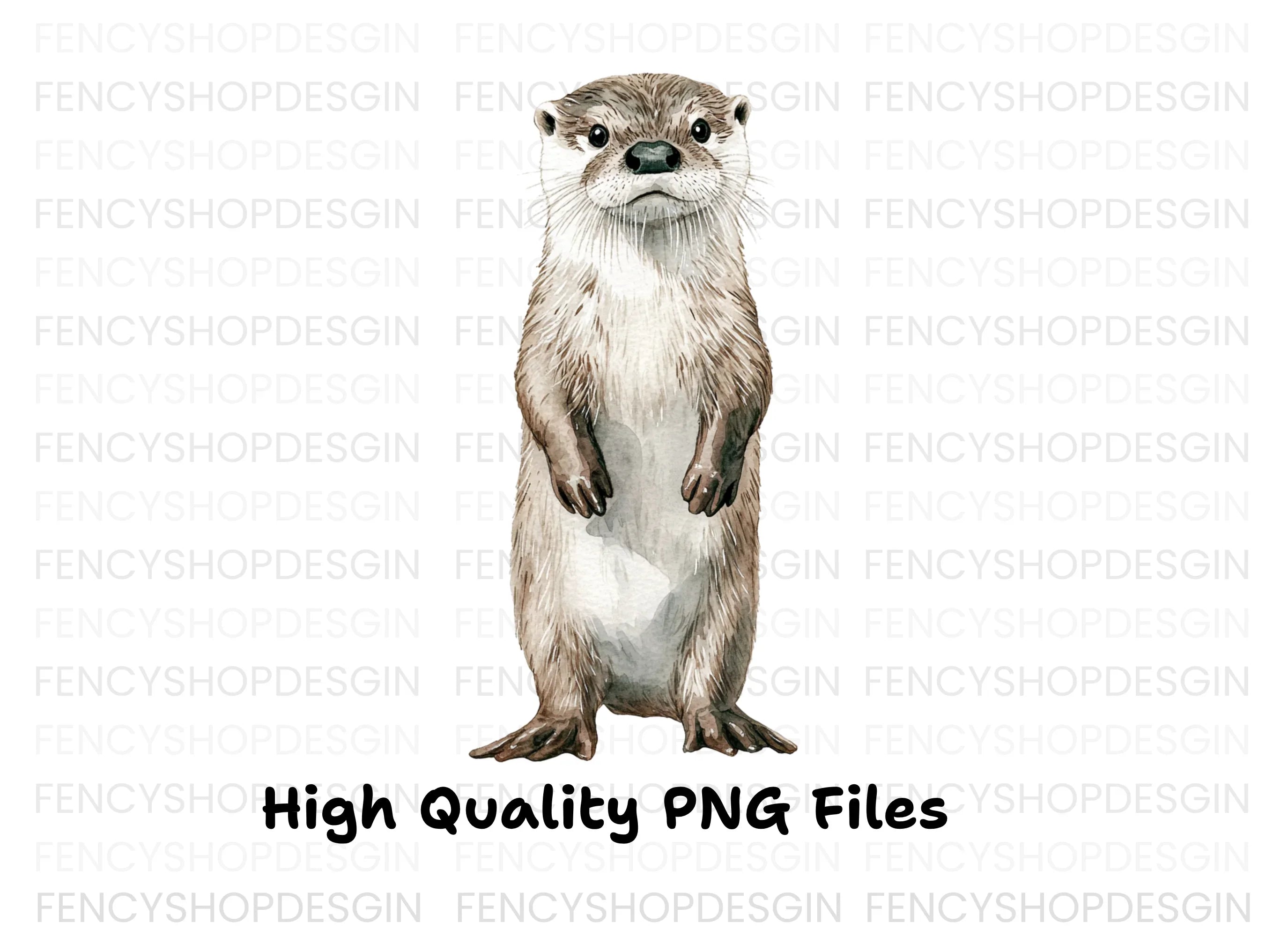 Cute Otter Clipart Bundle