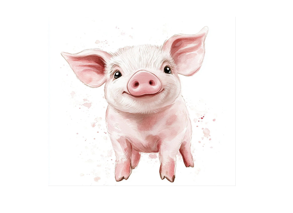 Cute Piglet Clipart Bundle