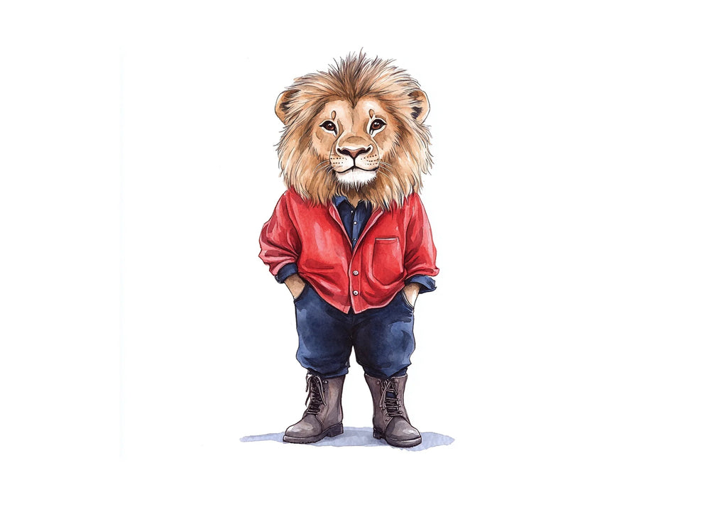 Stylish Lion Clipart Bundle