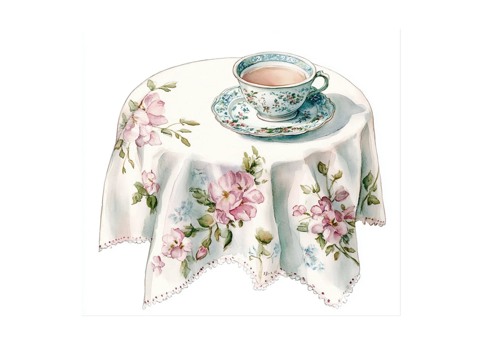 Elegant Tea Party Clipart Bundle