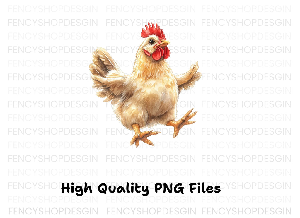 Cute Chicken Duo Clipart Bundle