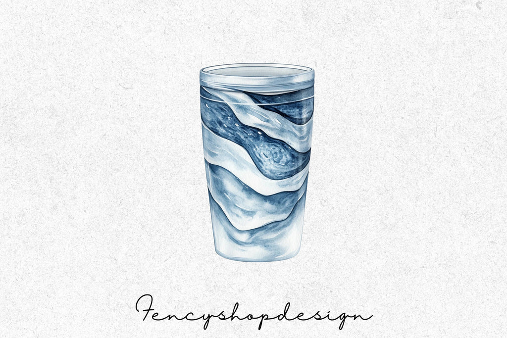 Abstract Tumbler Clipart Bundle