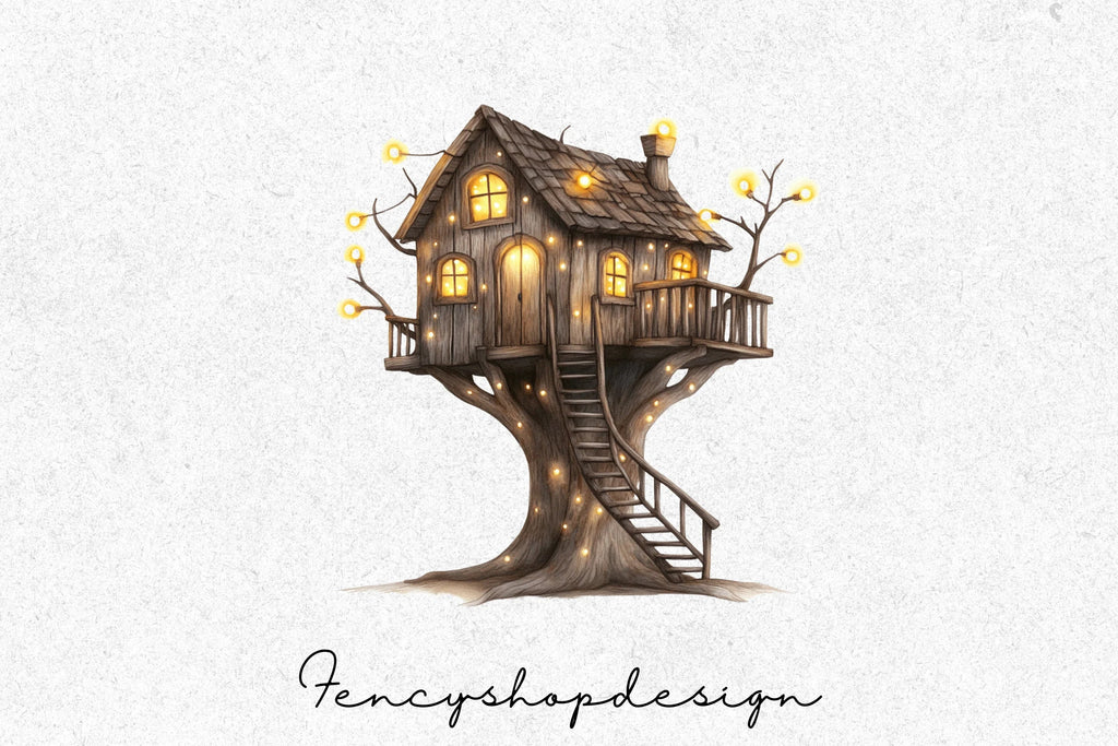 Magical Treehouse Clipart Bundle