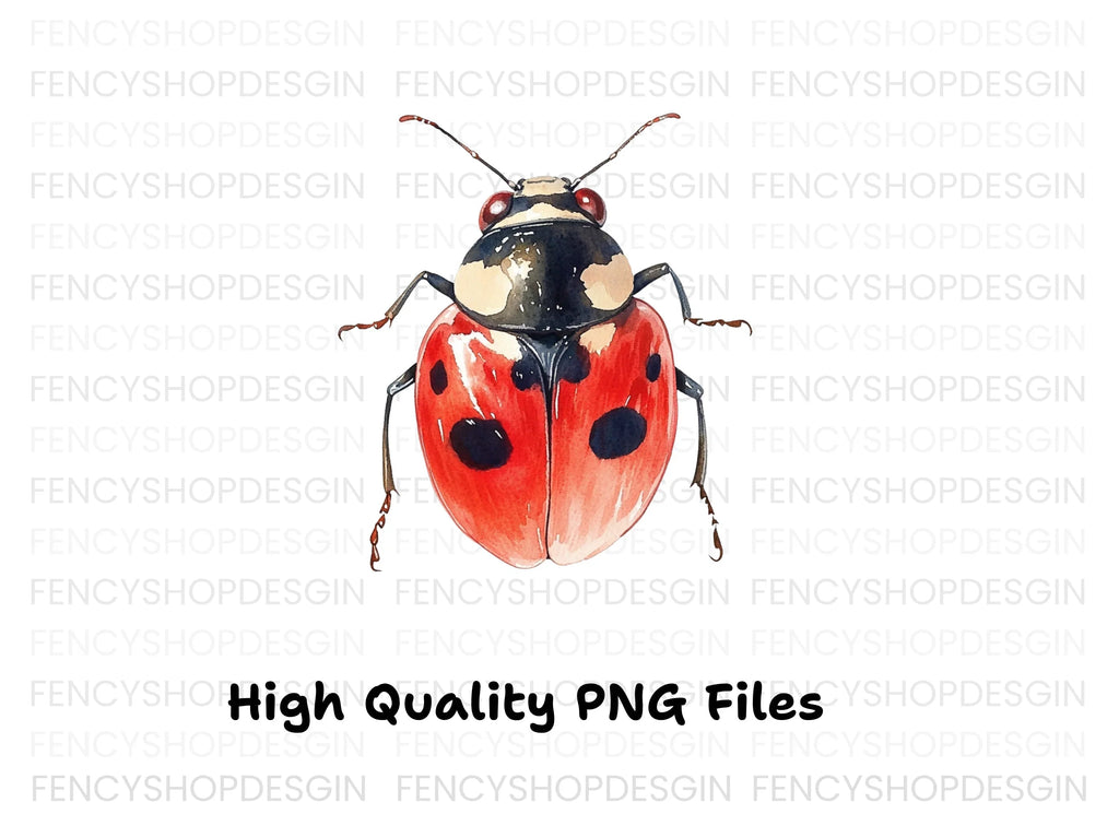 Cute Ladybug Clipart Bundle