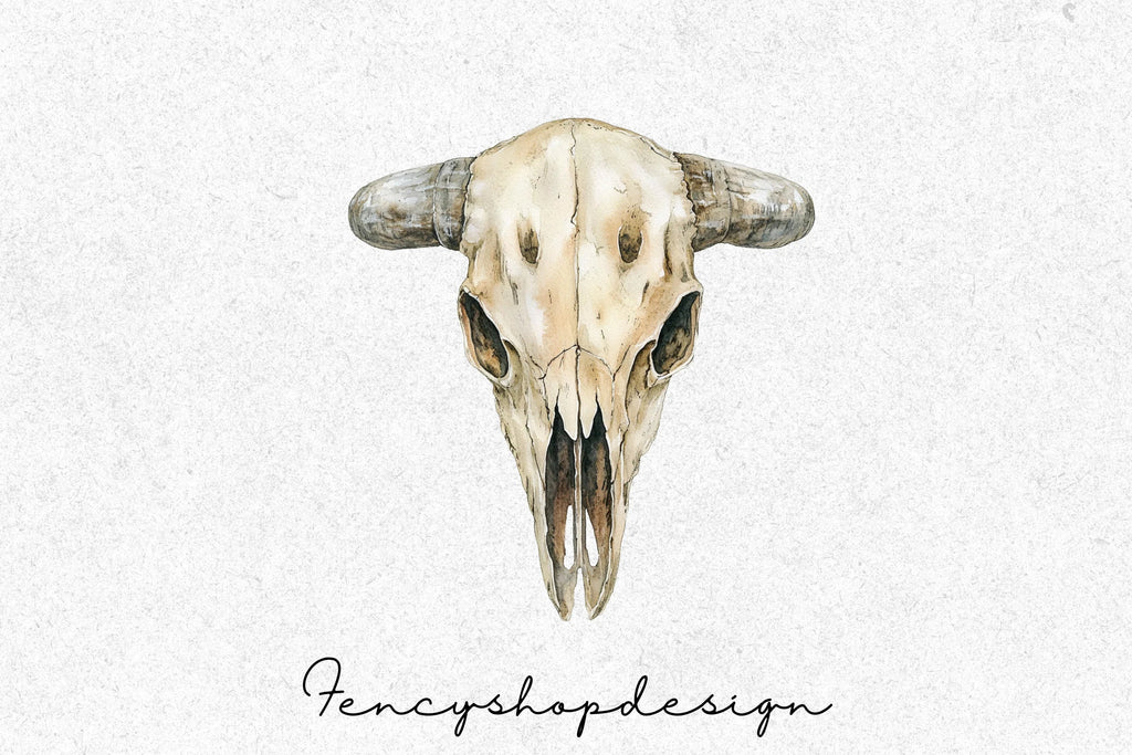 Animal Skulls Clipart Bundle