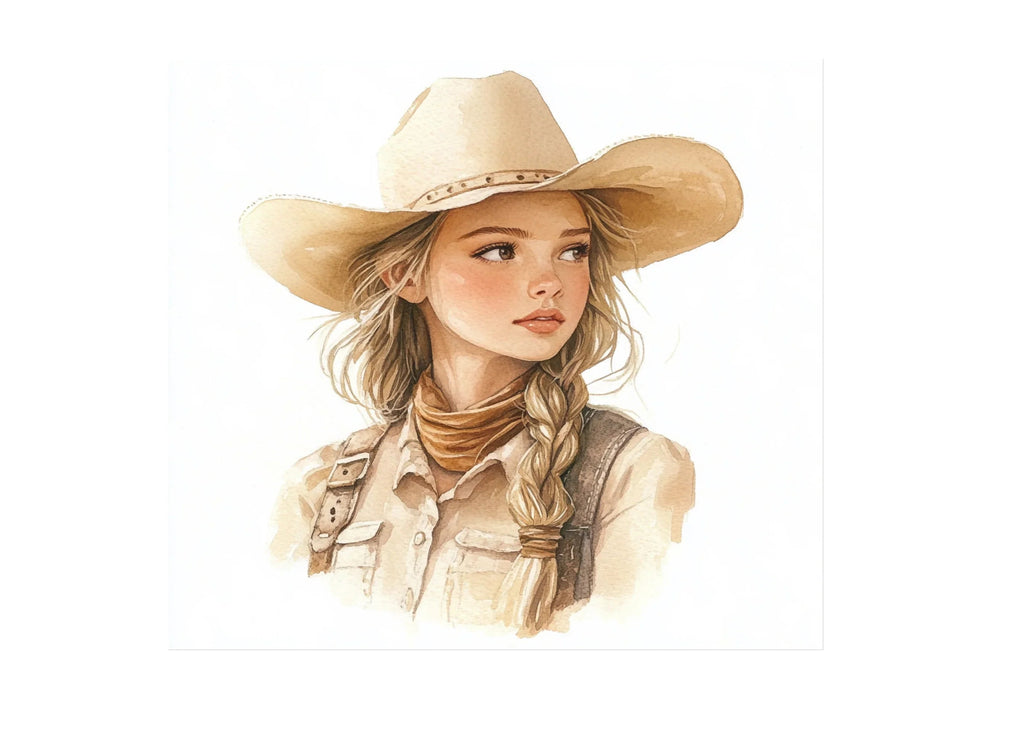 Cowgirl Clipart Bundle