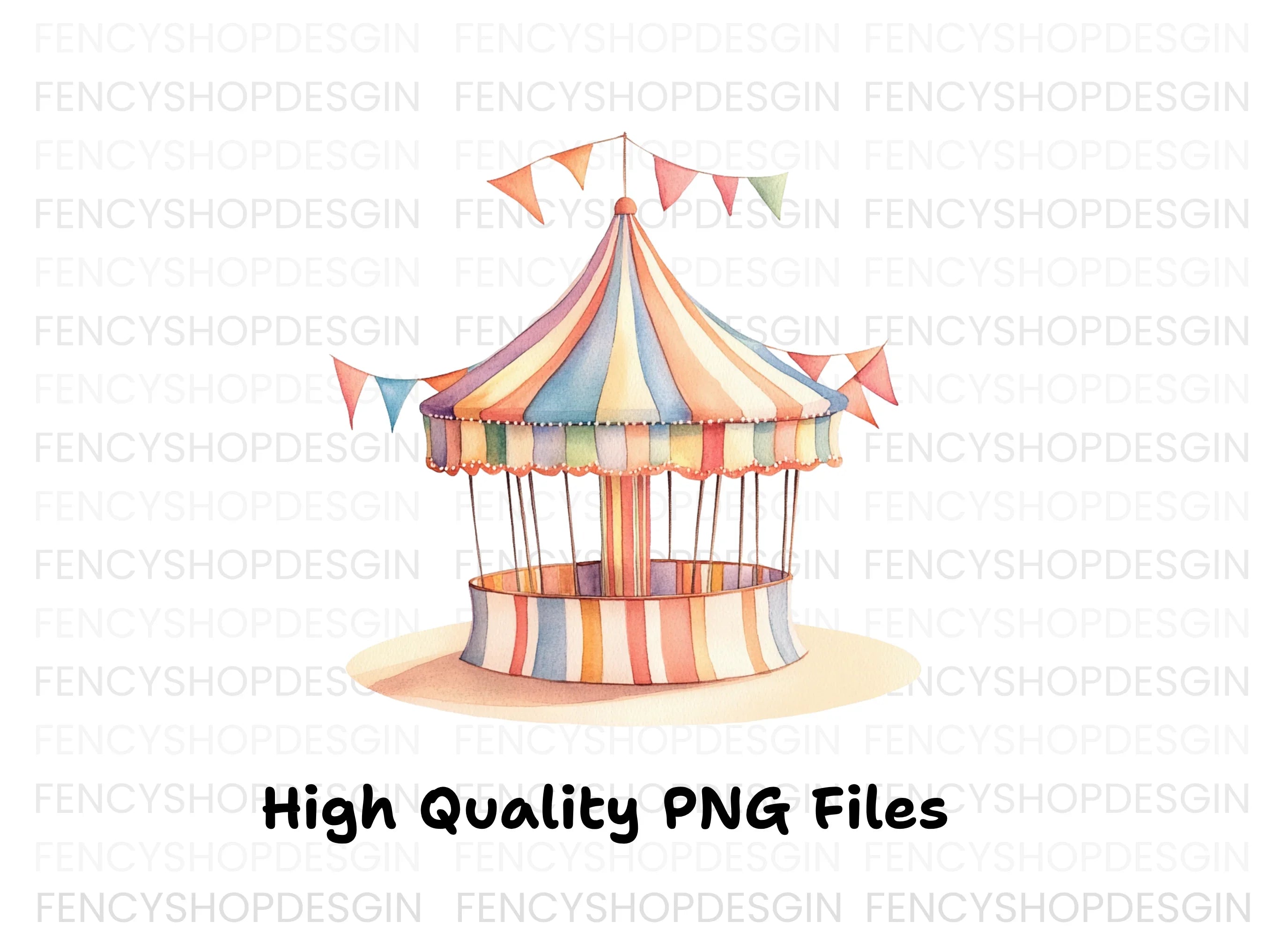 Circus Tent Clipart Bundle