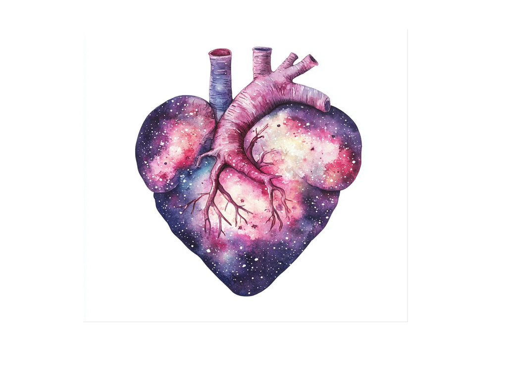 Galaxy Heart Clipart Bundle