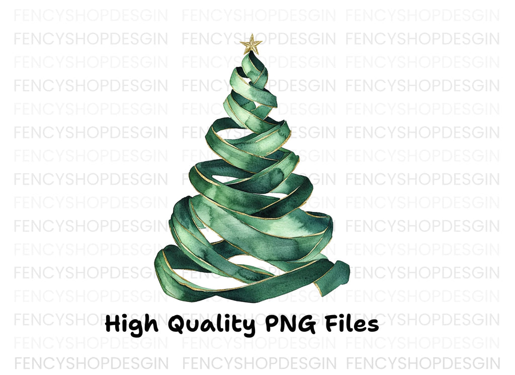 Christmas Tree Clipart Bundle