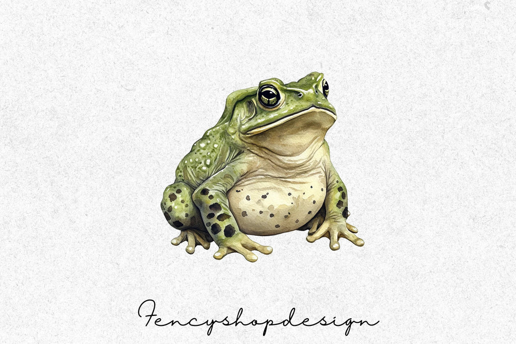 Realistic Toad Clipart Bundle