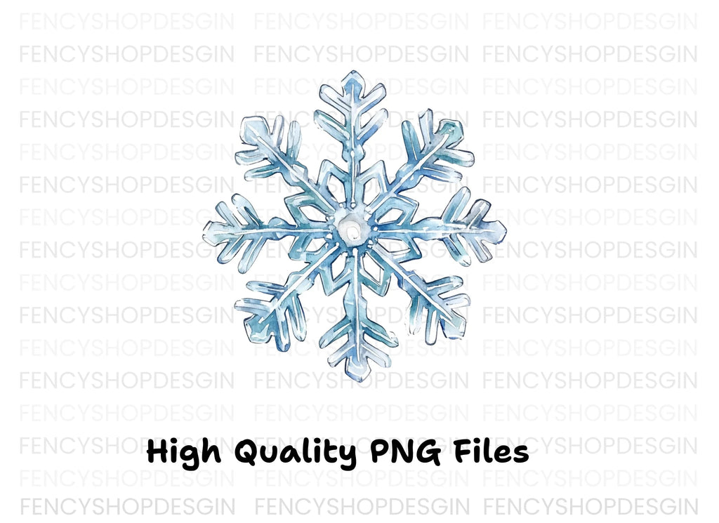 Elegant Snowflake Clipart Bundle
