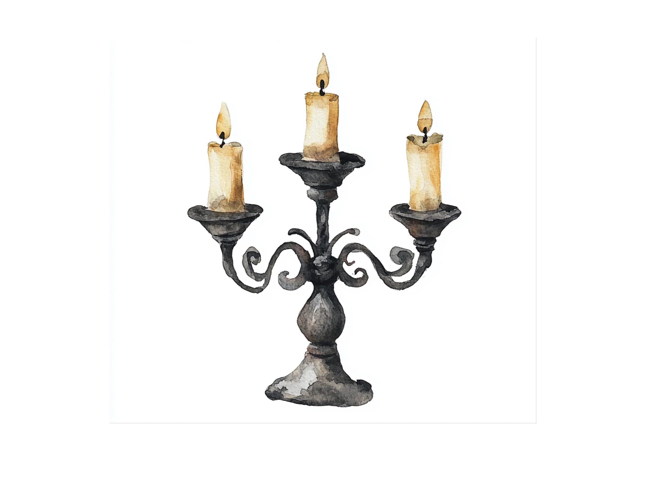 Candelabra Clipart Bundle