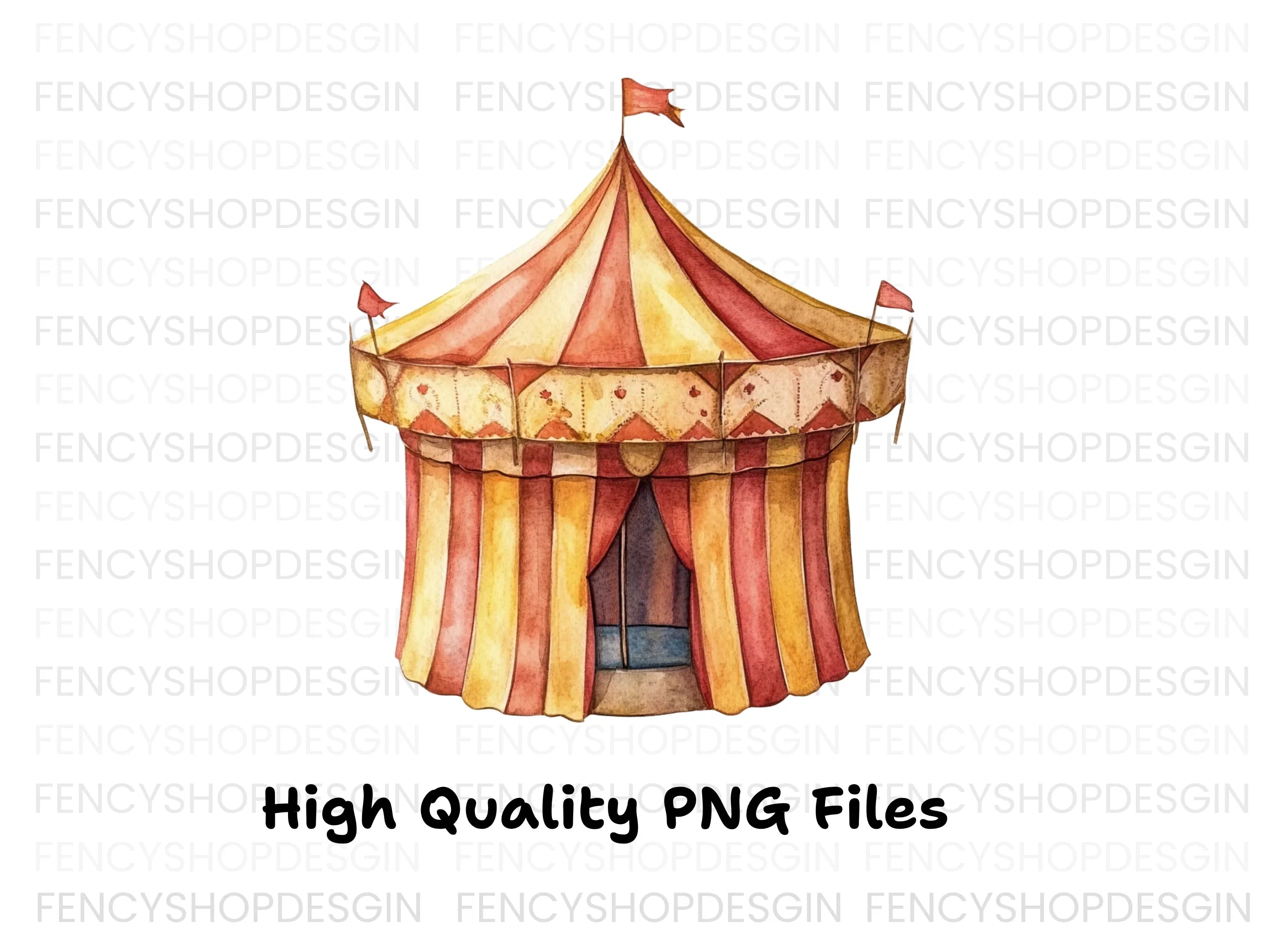 Circus Tent Clipart Bundle