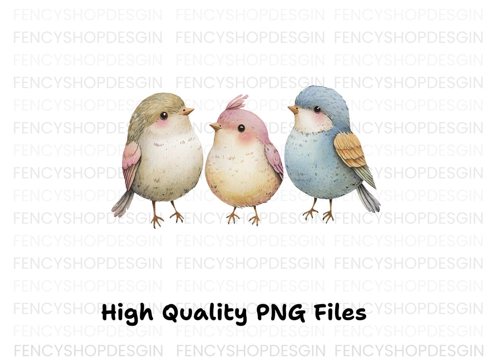 Cute Bird Clipart Bundle