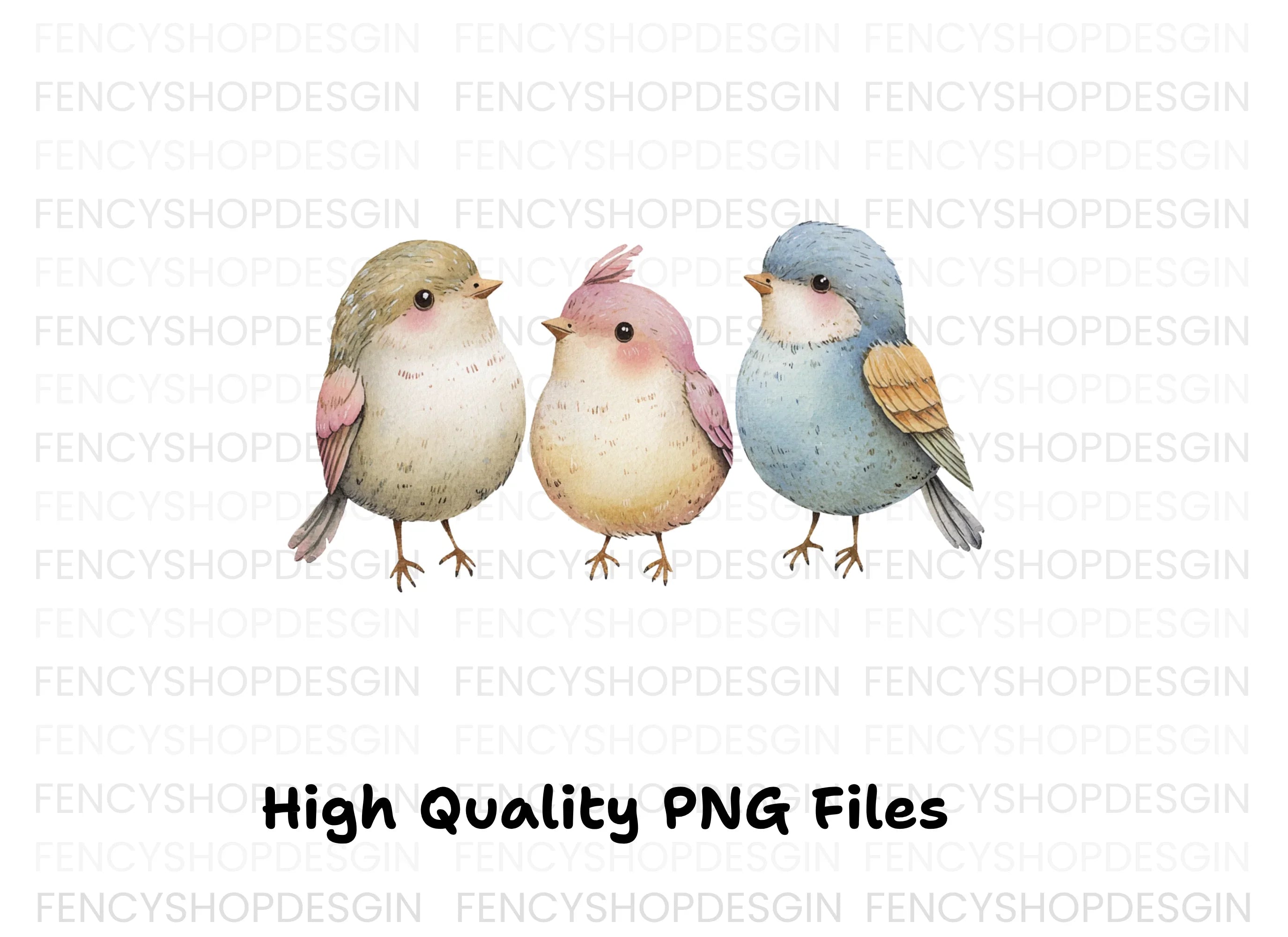 Cute Bird Clipart Bundle