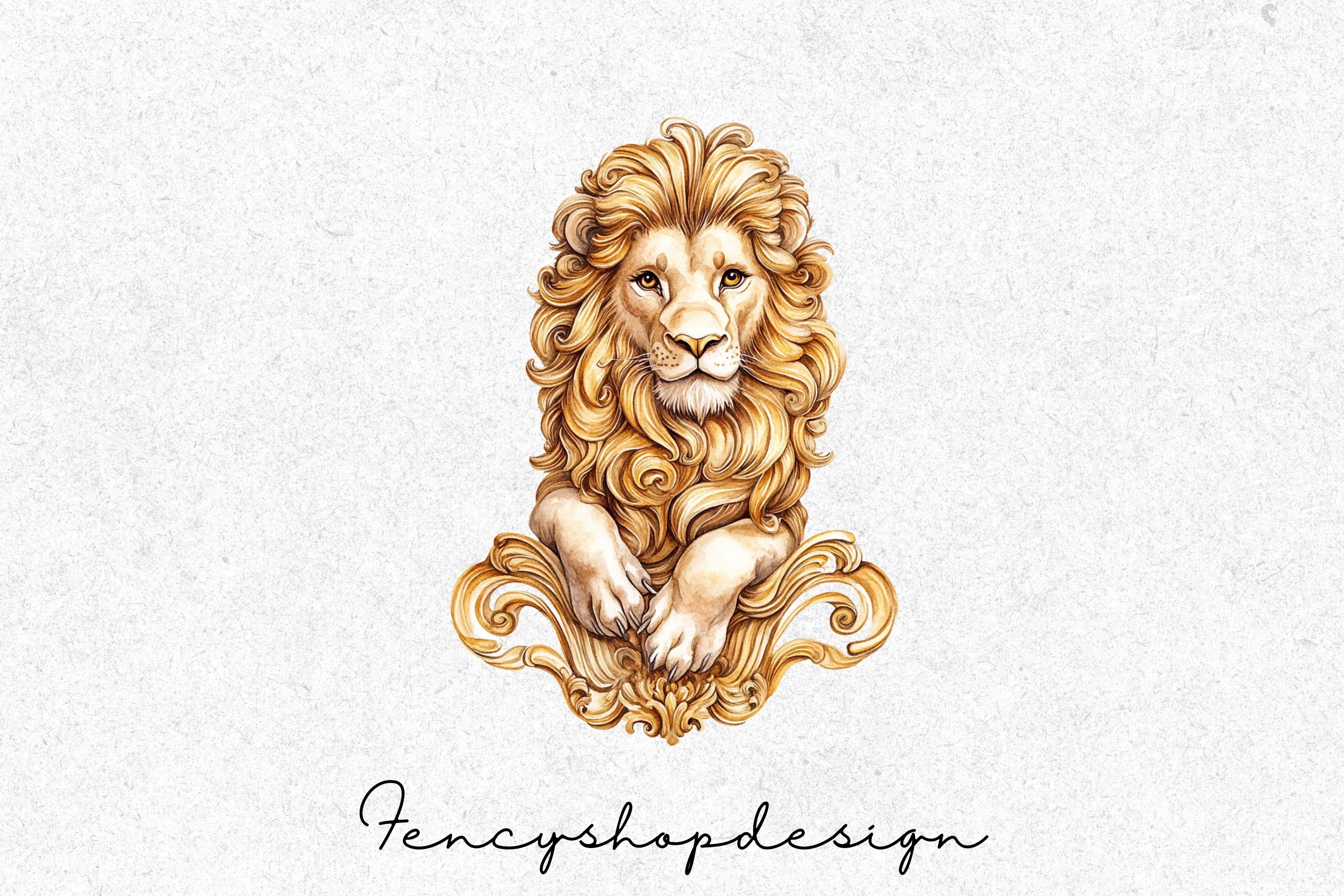 Majestic Lion Clipart Bundle