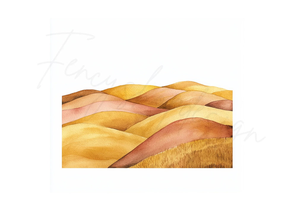 Abstract Landscape Clipart Bundle