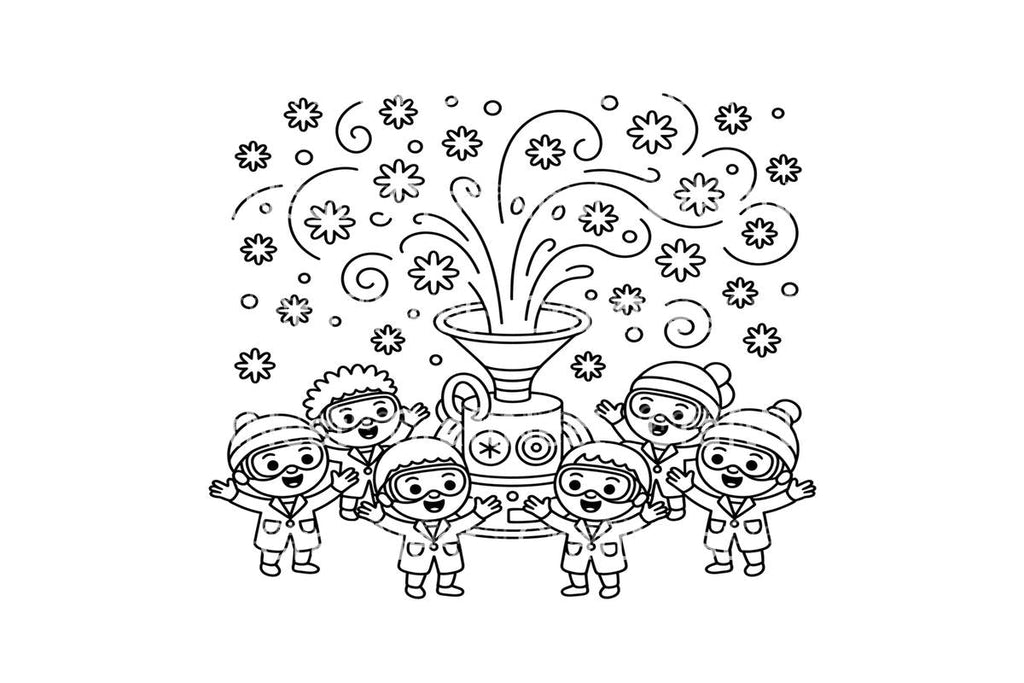 Snowflake Machine Coloring Books