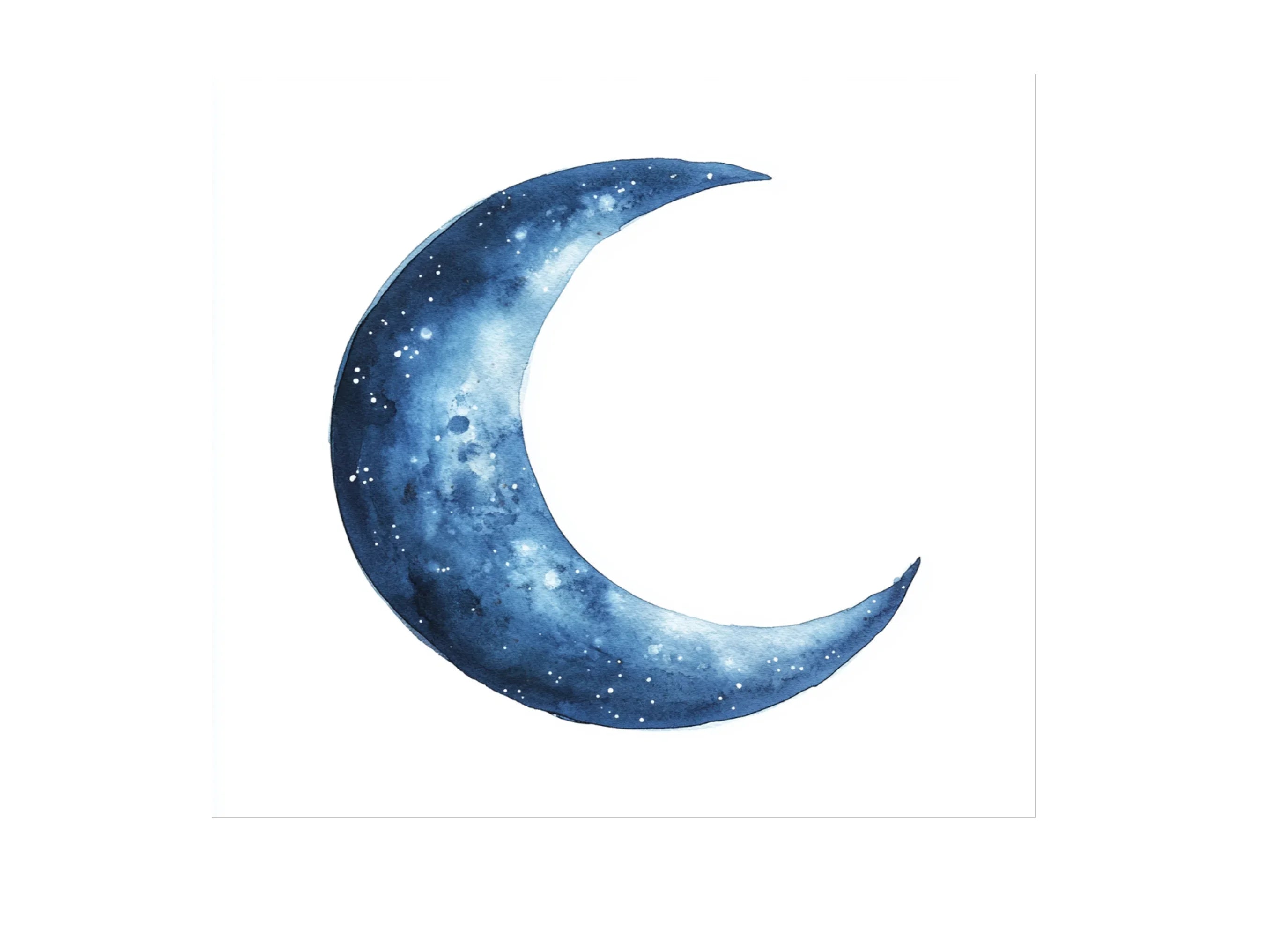 Crescent Moon Clipart Bundle