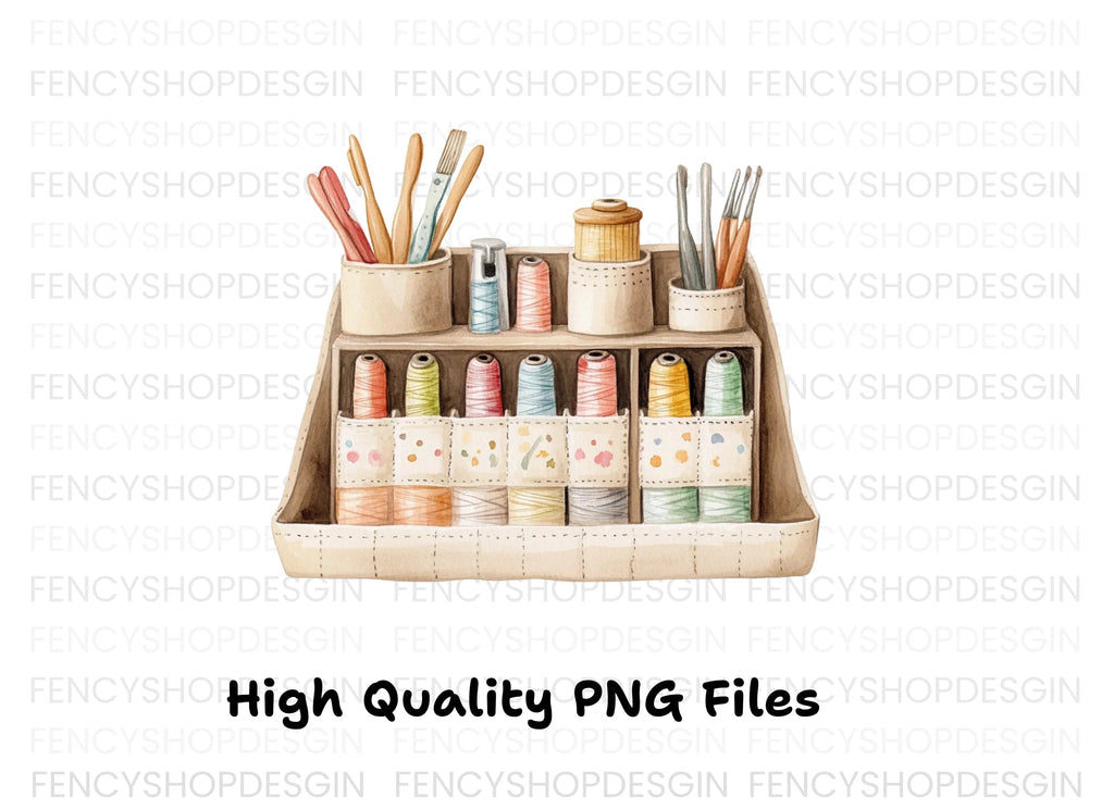 Craft Room Organizer Clipart Bundle