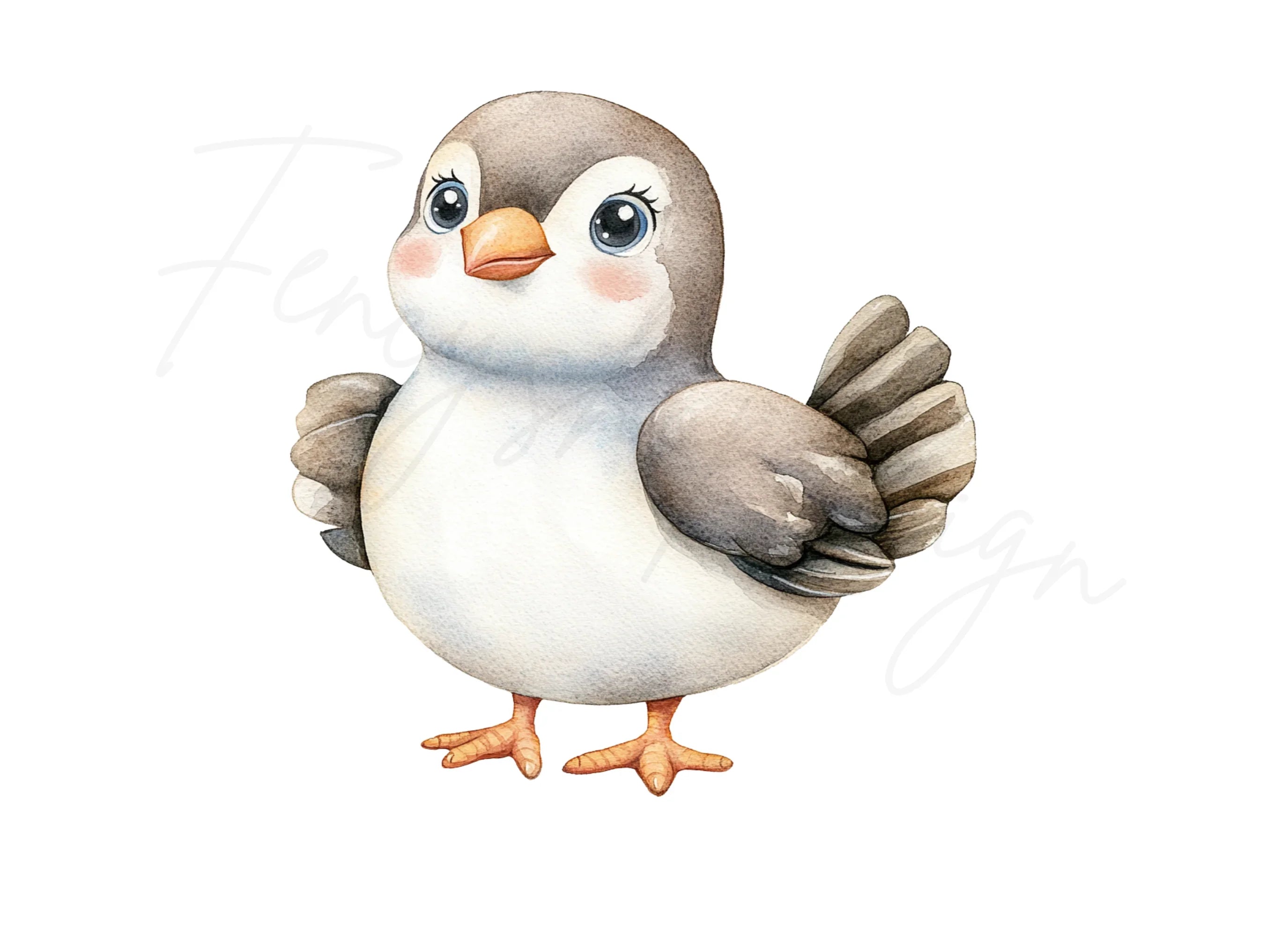 Charming Baby Bird Clipart Bundle