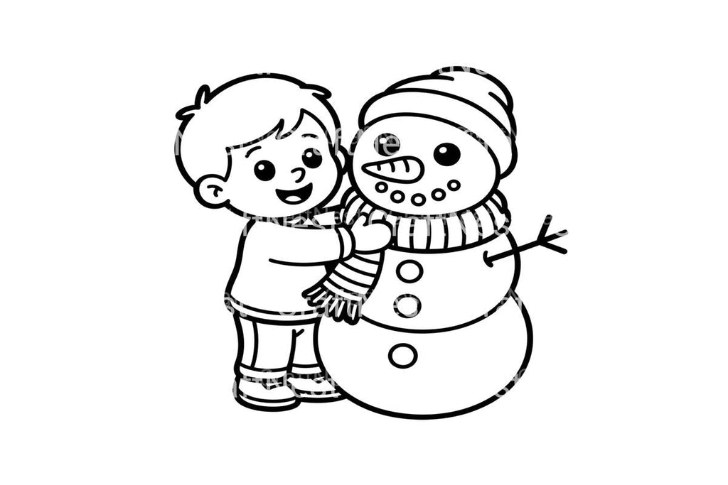 Kids Decorating Gingerbread House Fun Coloring Books