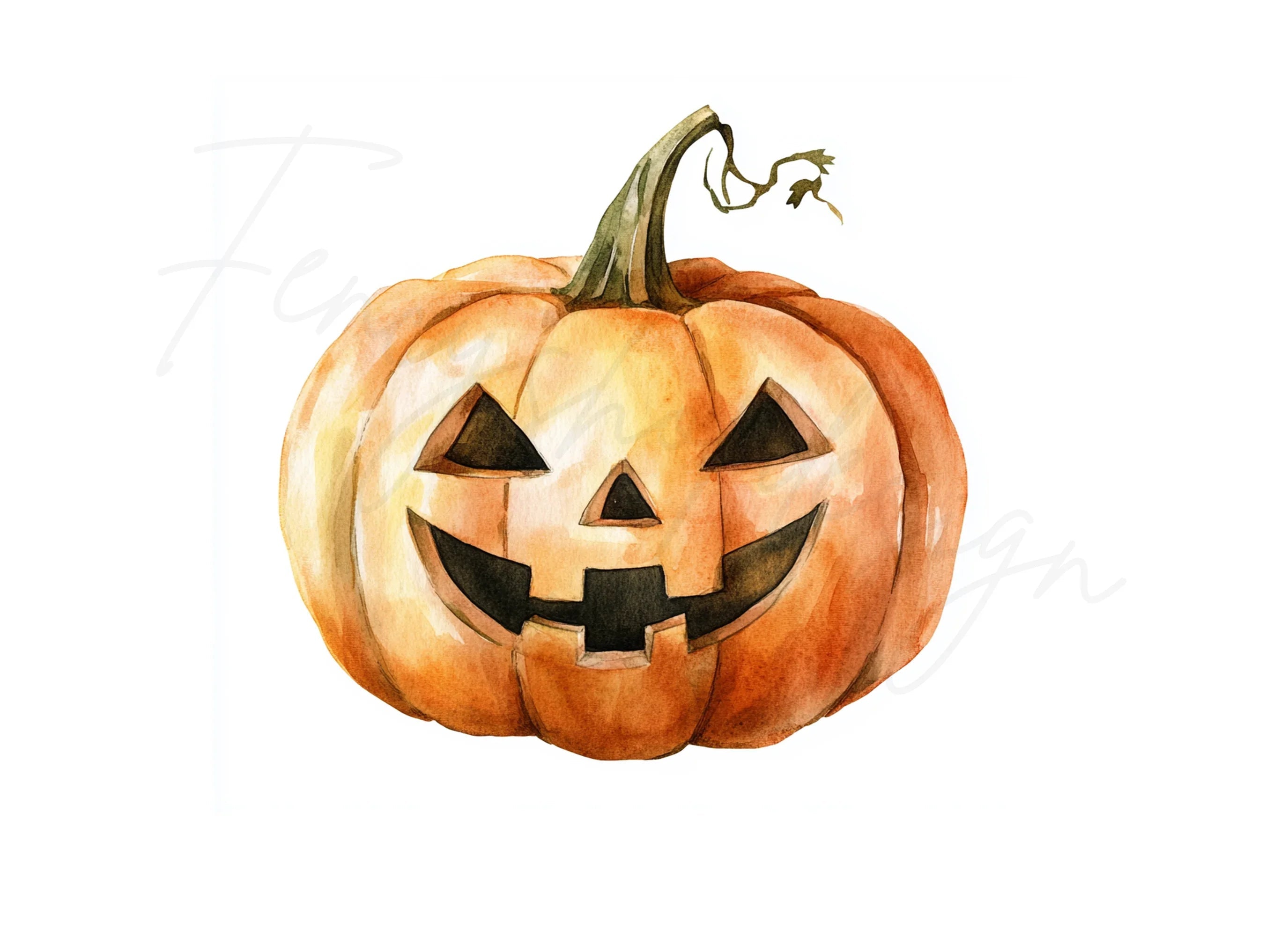 Spooky Jack Lantern Clipart Bundle