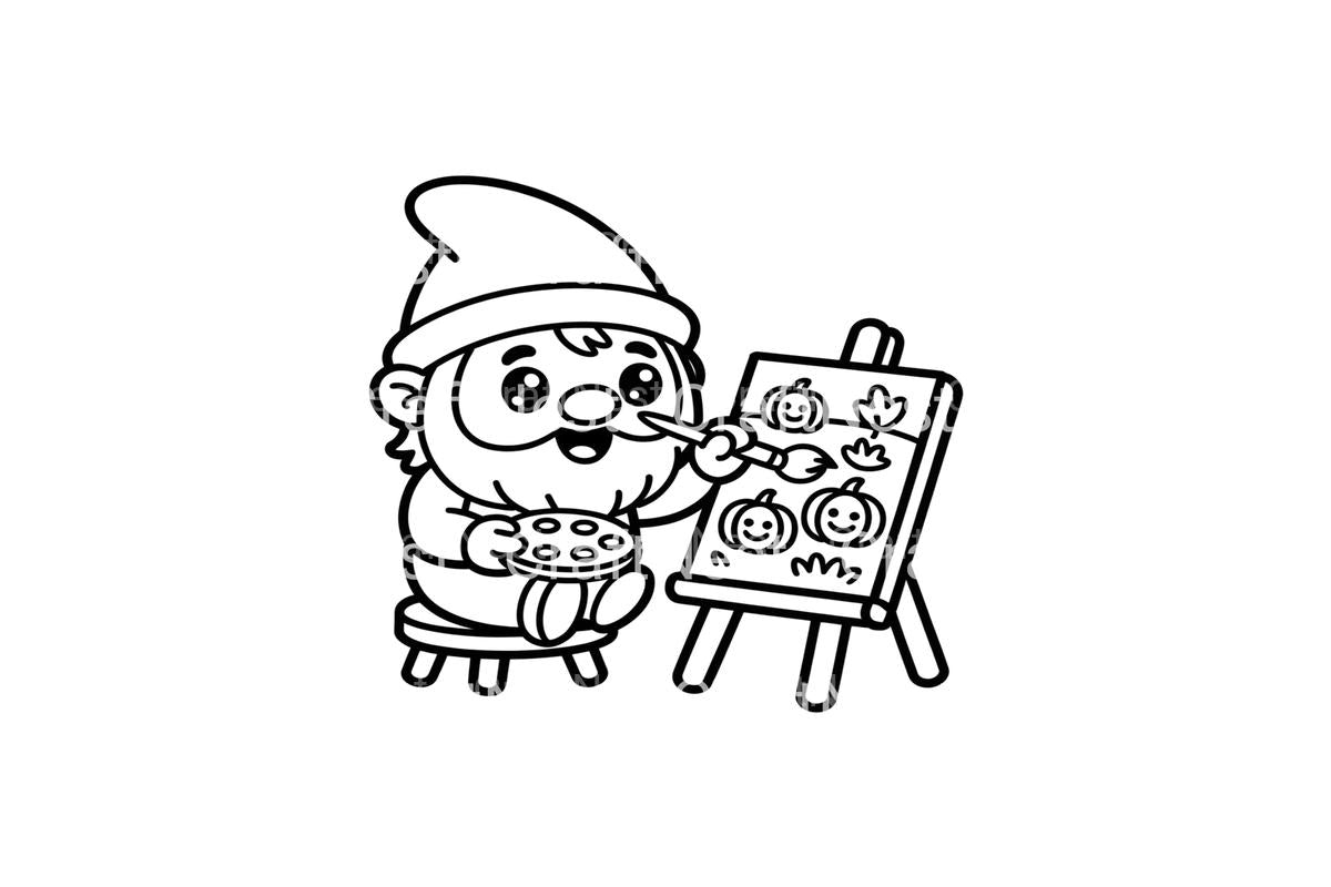 Gnome Artists Coloring Books