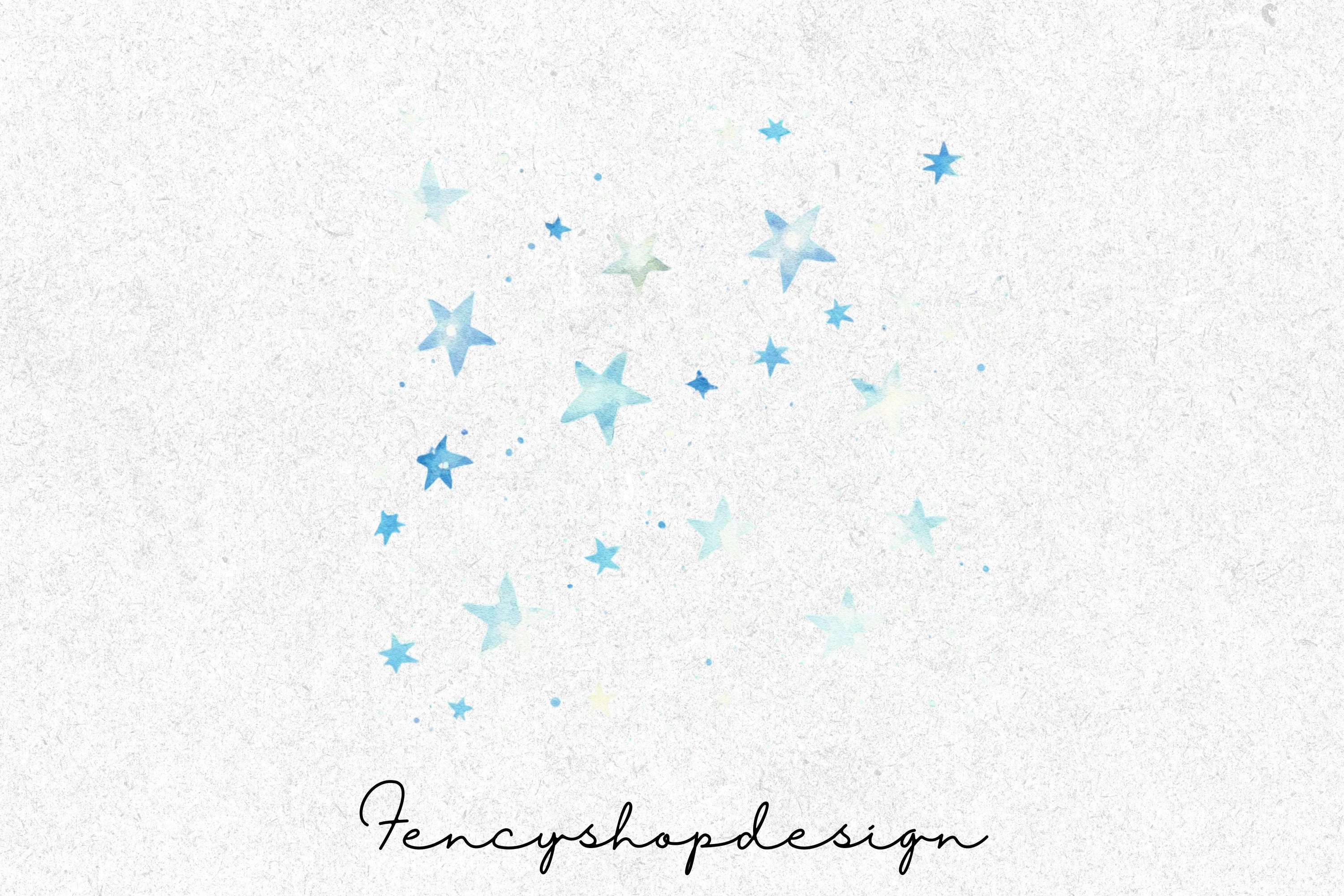 Magical Winter Night Clipart Bundle