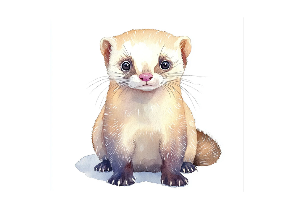 Cute Ferret Clipart Bundle