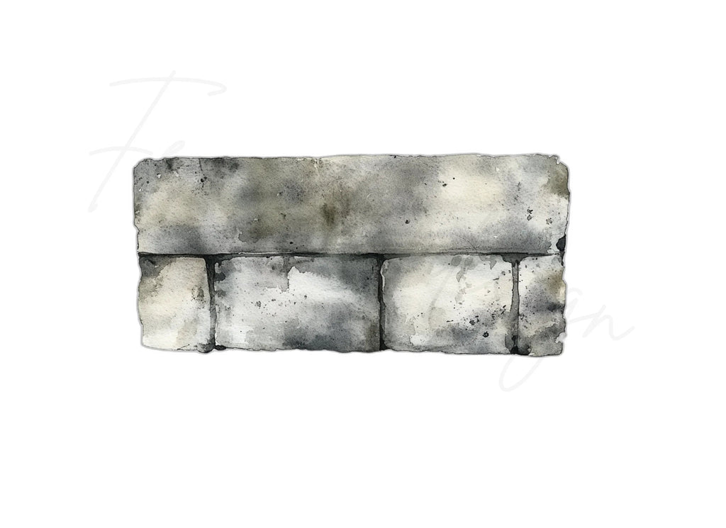 Concrete Wall Clipart Bundle