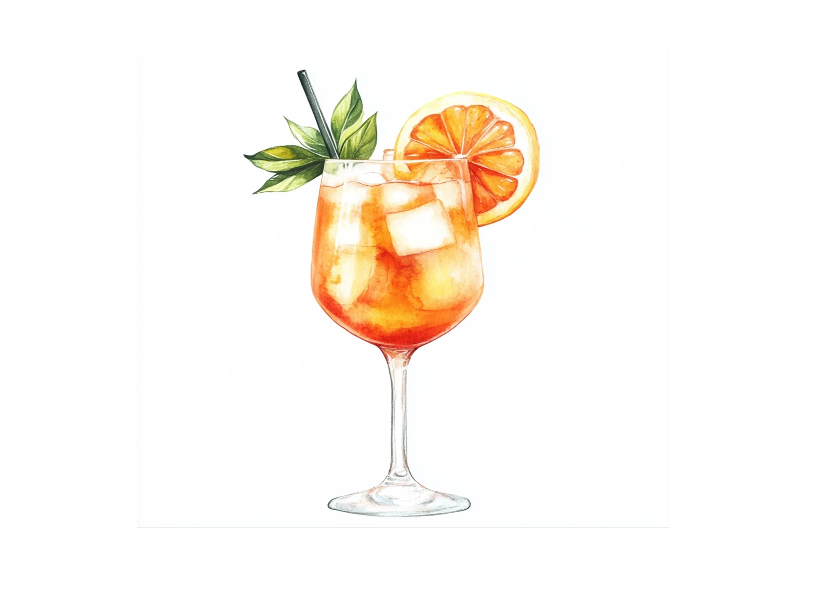 Summer Cocktails Clipart Bundle