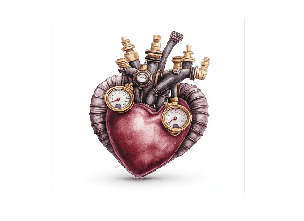 Steampunk Heart Clipart Bundle