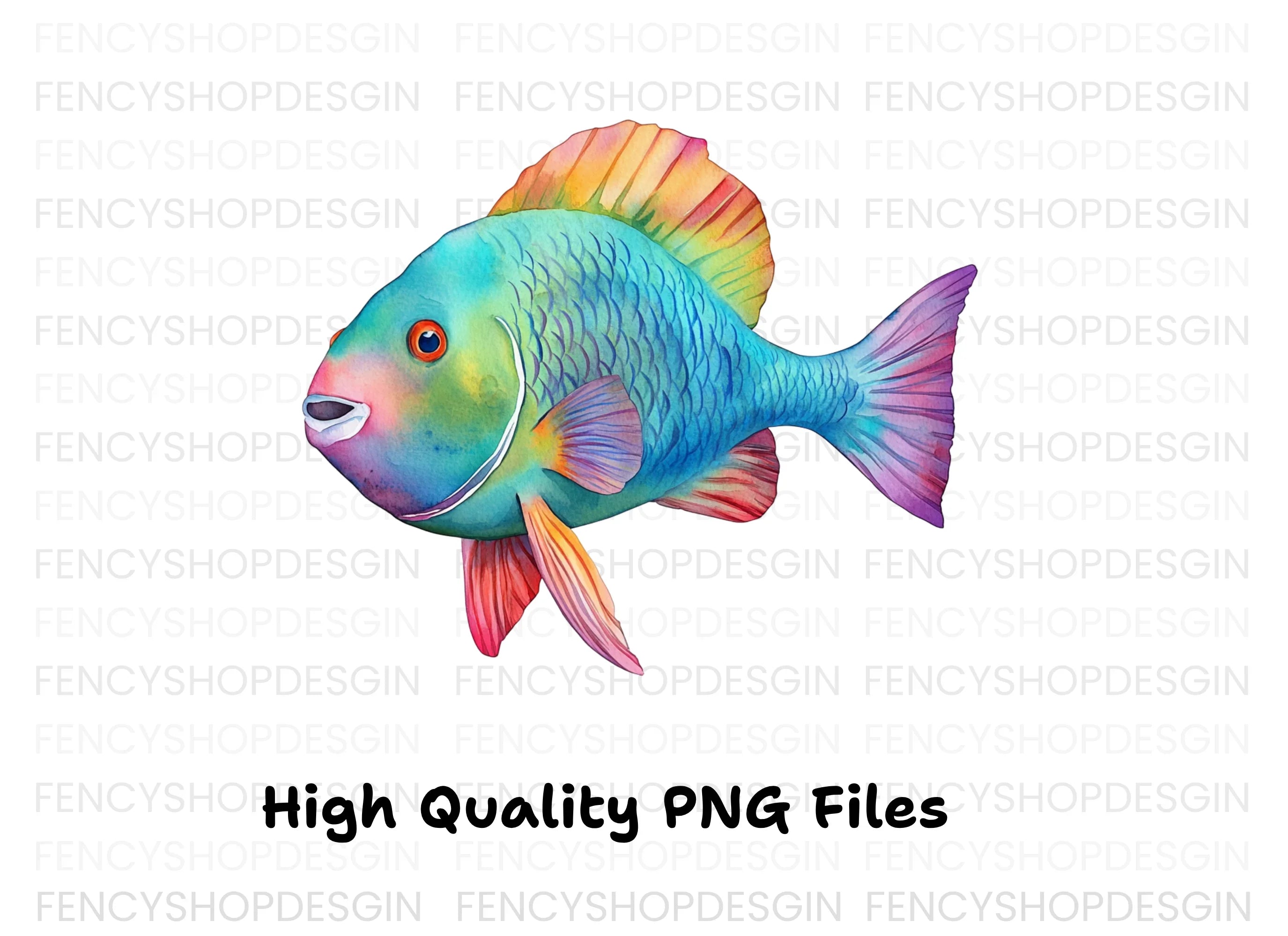 Vibrant Tropical Fish Clipart Bundle