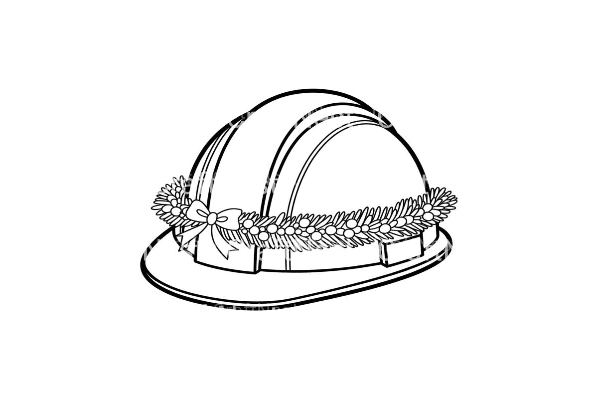 Christmas Hard Hats Coloring Books