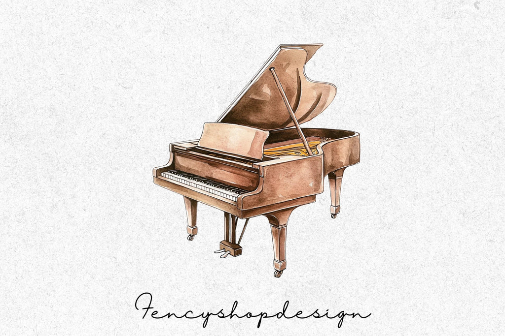Piano Clipart Bundle